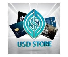 USD STORE Company لخدمات الدفع الالكتروني